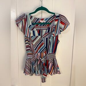 Parker Colorful Striped Women's Top